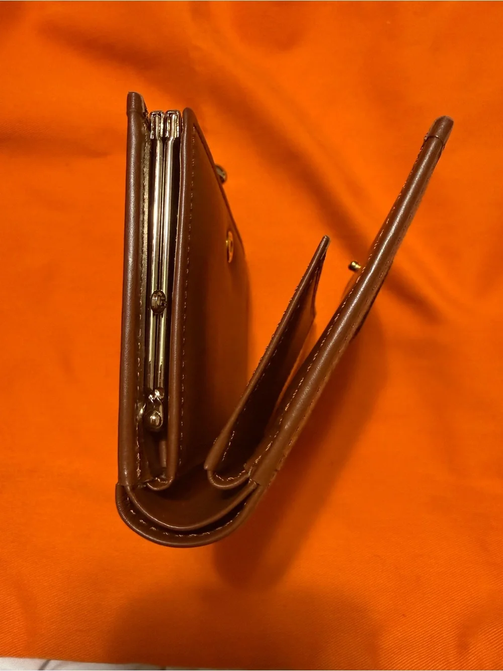 Burberry Brown Trifold Wallet includes dust bag